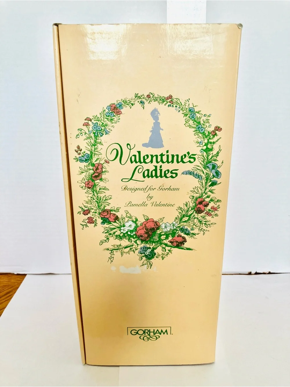 Gorham 1987 Valentine’s Ladies Sylvia Porcelain Doll 11in VL7 Has COA Read